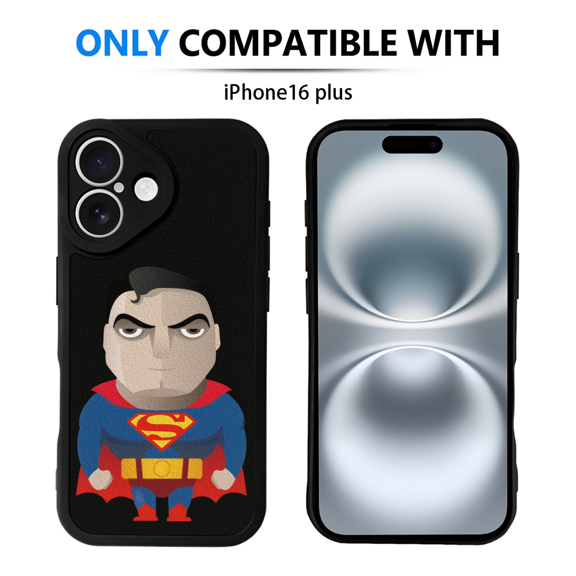 （画像用） アベンジャーズ The Avengers 【iPhone 16シリーズ対応】シリコンスマホケース（レザー調） 材質：シリコン